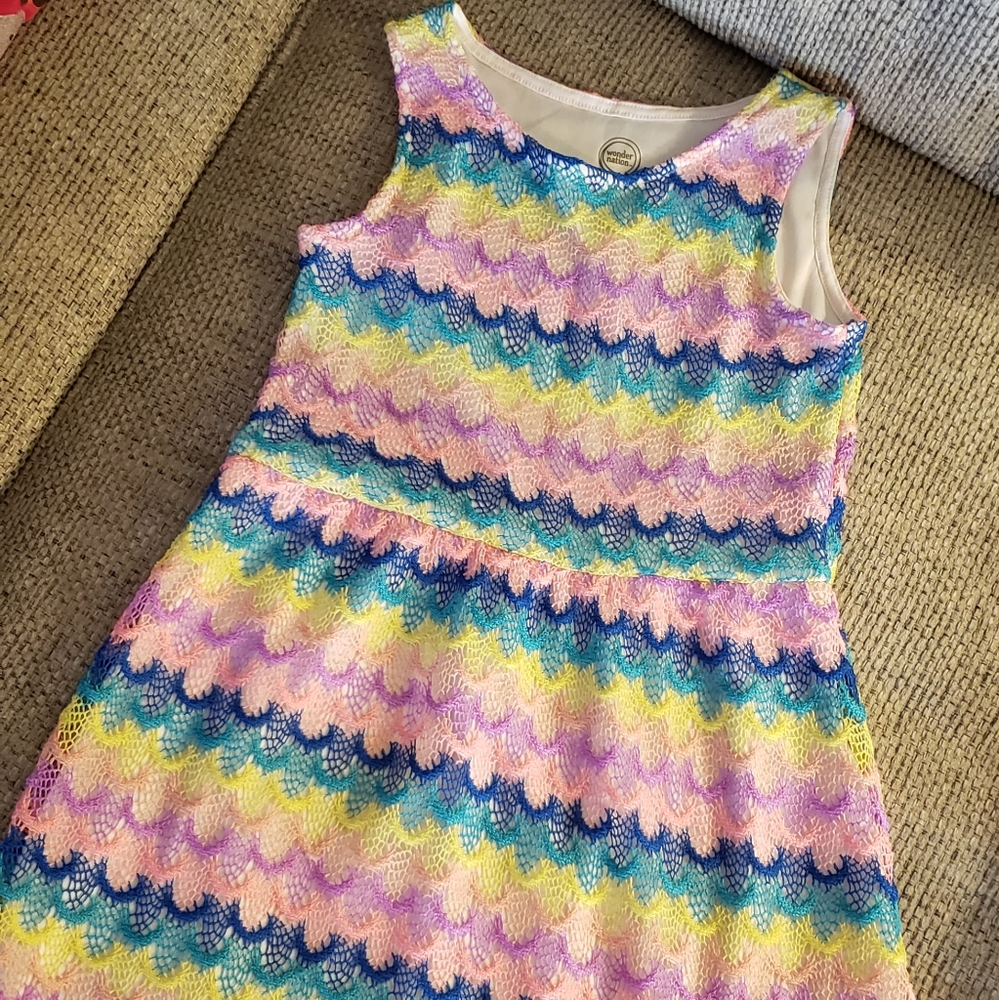 Easter dress rainbow